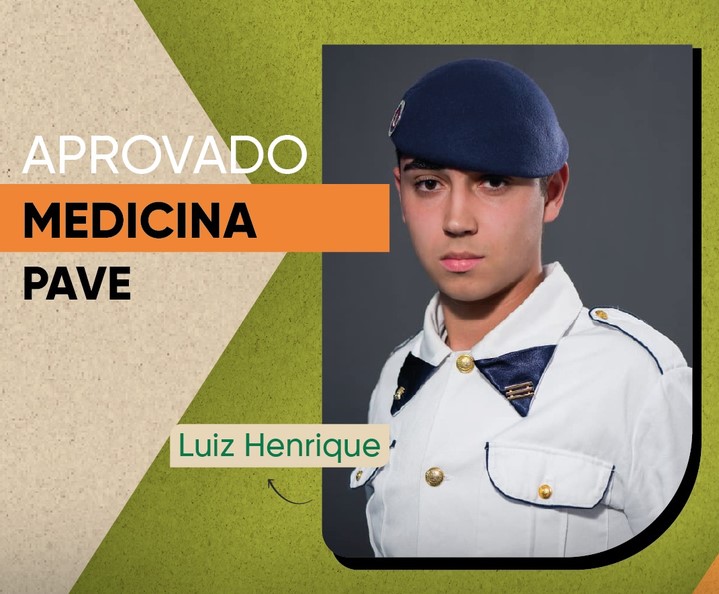 Luiz Henrique, aprovado(a) em Medicina pelo PAVE na UFPel